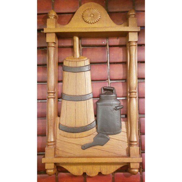 Vintage 1776 DART Inc. Homeco Cottage Core Wall Plaques #7290 A & D 12"x6.5" - Picture 3 of 6